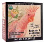 Light Mountain Natural Hair Color & Conditioner - Light Red | Sunrise Soap Company, York PA